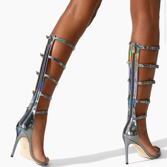 Stuart Weitzman Nudistcurve Gladiator Sandal 100mm - Picture 13 of 13